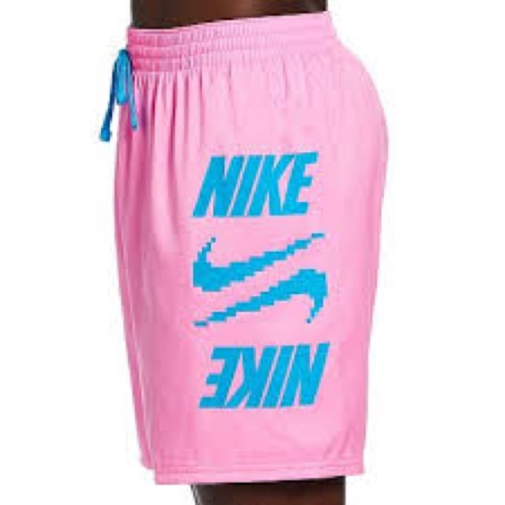 Nike Men’s Digi-Swoosh 7” Volley Swim Shorts Size Medium Neon Pink - Picture 7 of 7
